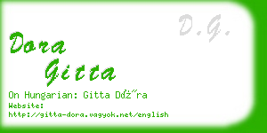 dora gitta business card